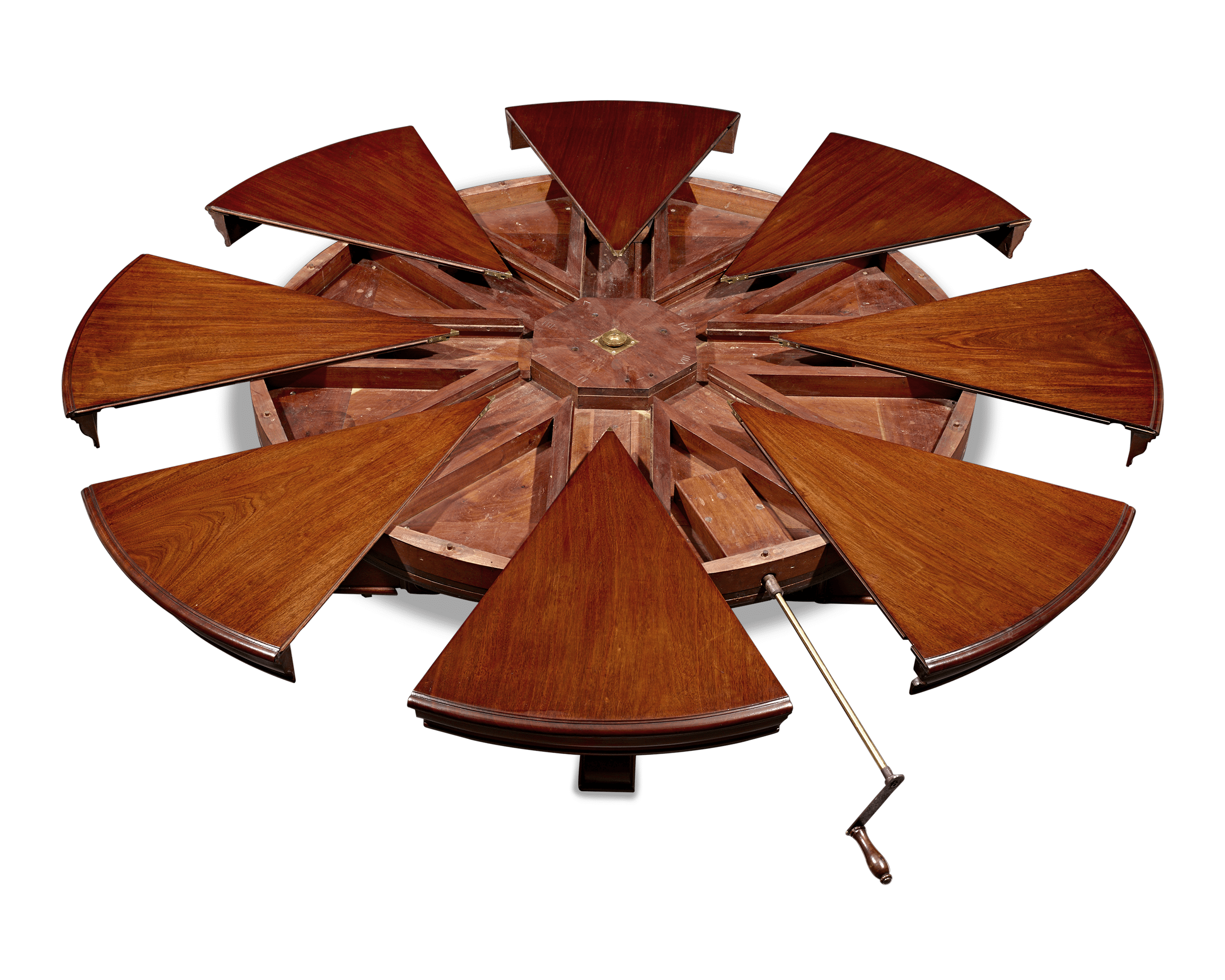English Mahogany Expanding Table
