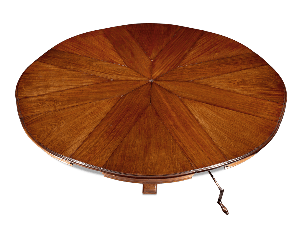 English Mahogany Expanding Table