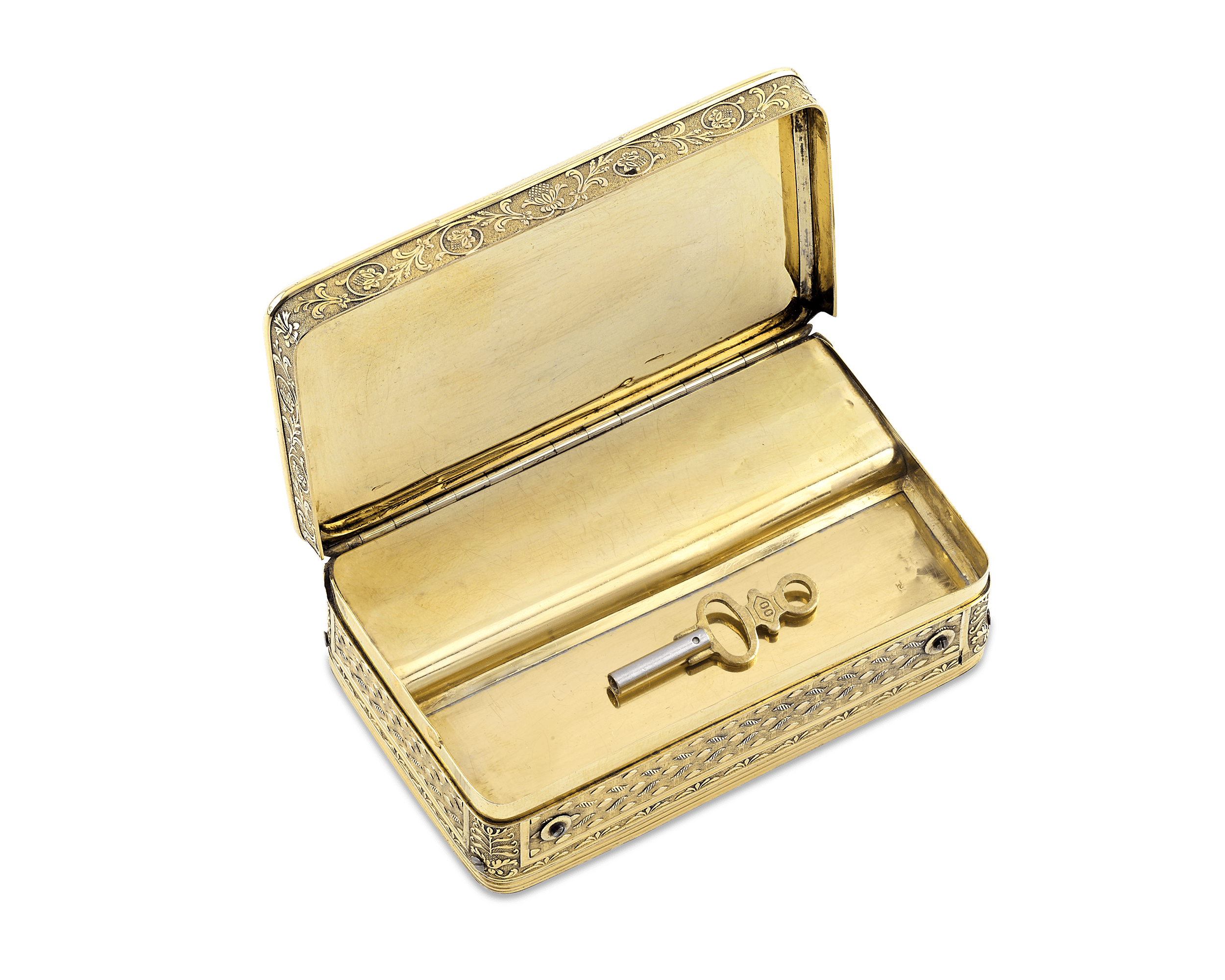 Silver-Gilt Musical Snuff Box by François Nicole