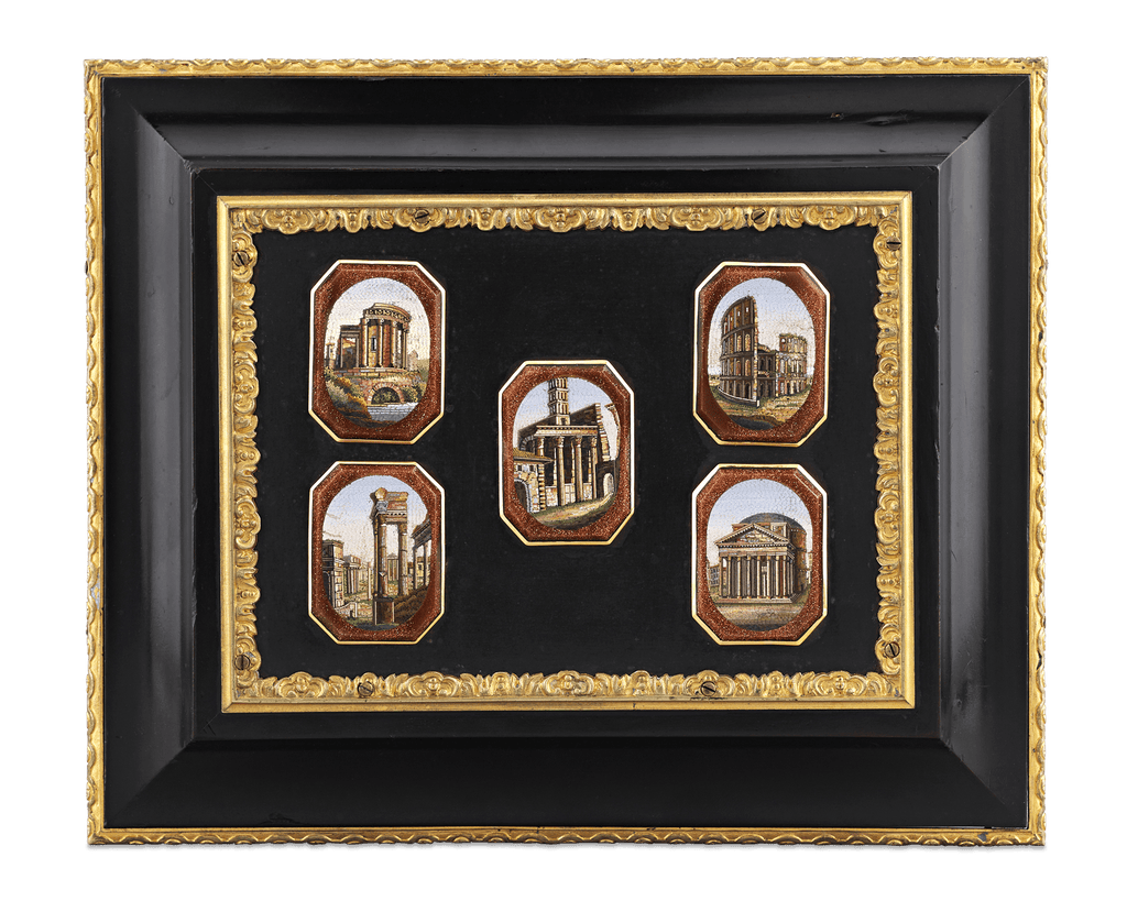 Micromosaic and Pietre Dure Grand Tour Casket