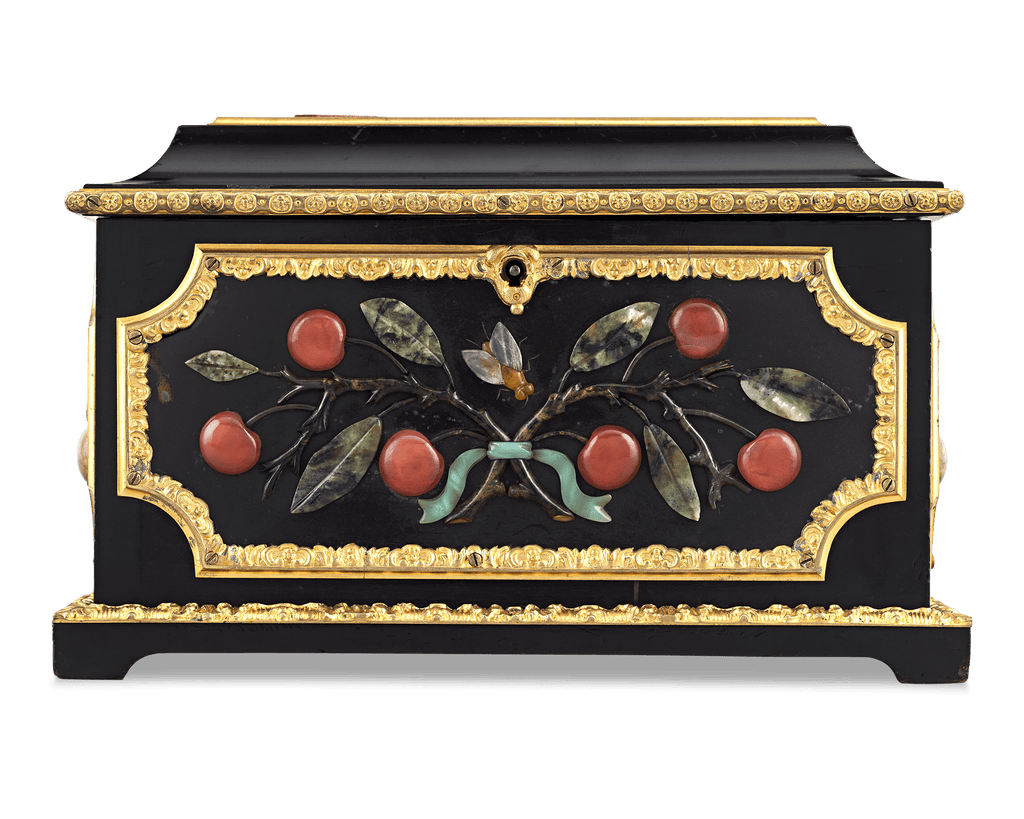 Micromosaic and Pietre Dure Grand Tour Casket