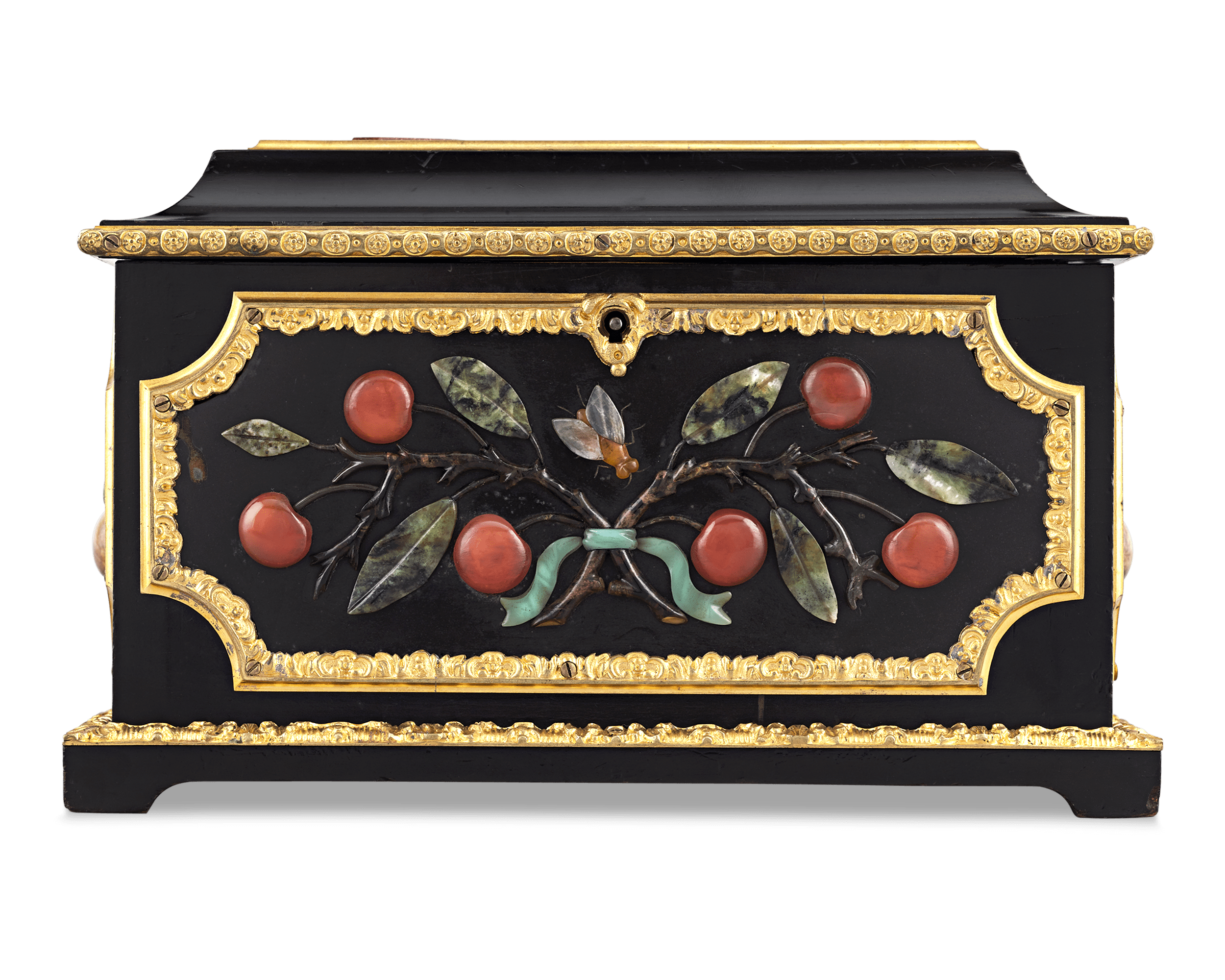 Micromosaic and Pietre Dure Grand Tour Casket