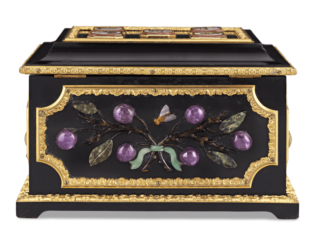Micromosaic and Pietre Dure Grand Tour Casket