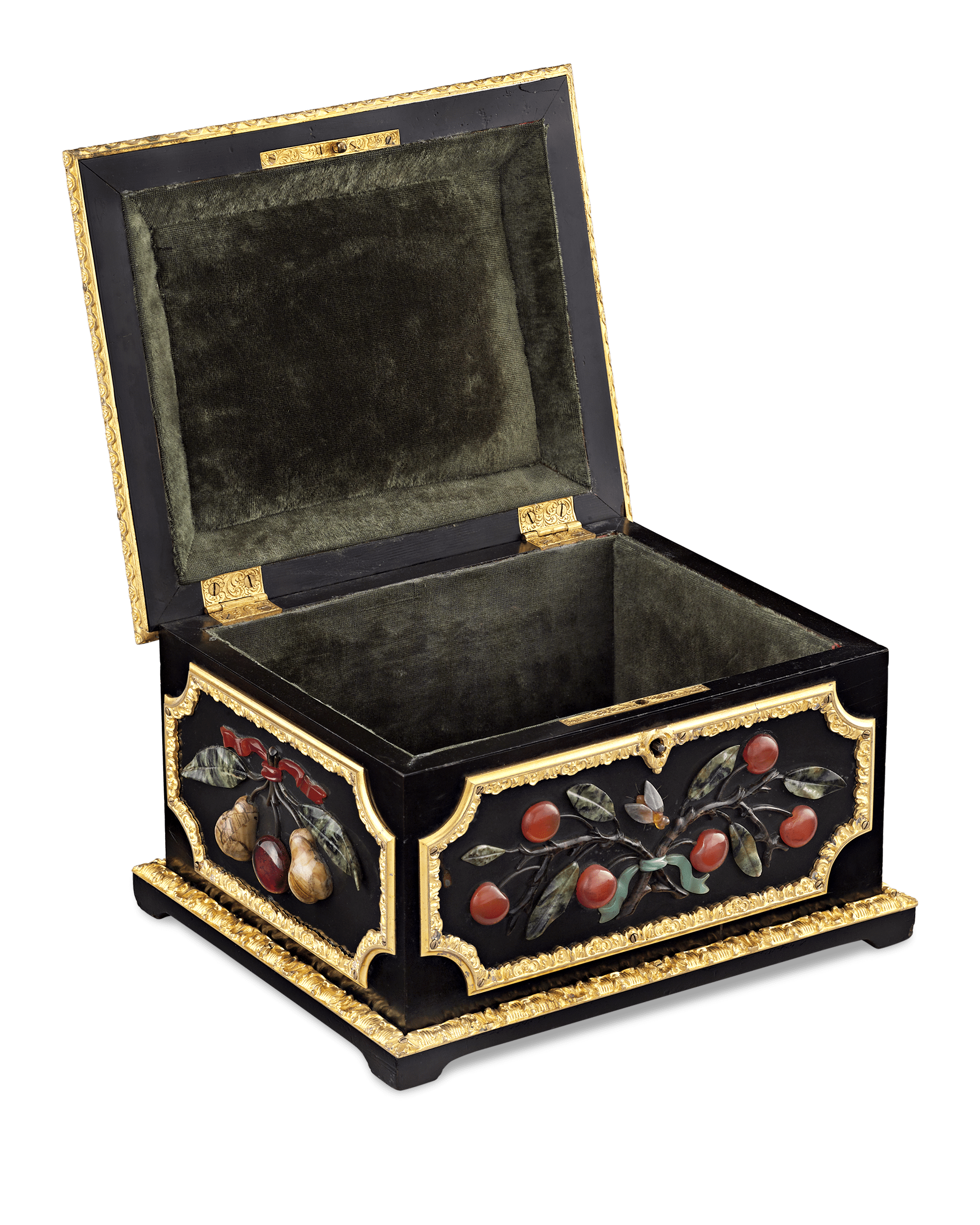 Micromosaic and Pietre Dure Grand Tour Casket