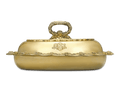 Chrysanthemum Silver Gilt Vegetable Dish by Tiffany & Co.