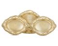 Tiffany & Co. Chrysanthemum Silver Gilt Oval Bowls, Set of 6