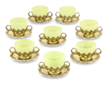 Royal Chrysanthemum Silver Gilt Bouillon Cups by Tiffany & Co.