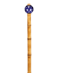 Cut-to-Clear Glass and Bamboo Cane