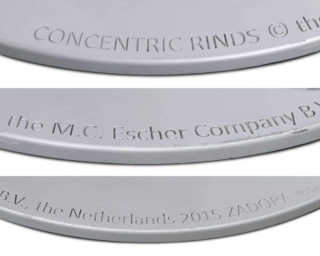 Escher-Inspired Sculpture "Concentric Rinds" by Zadora-Gerlof