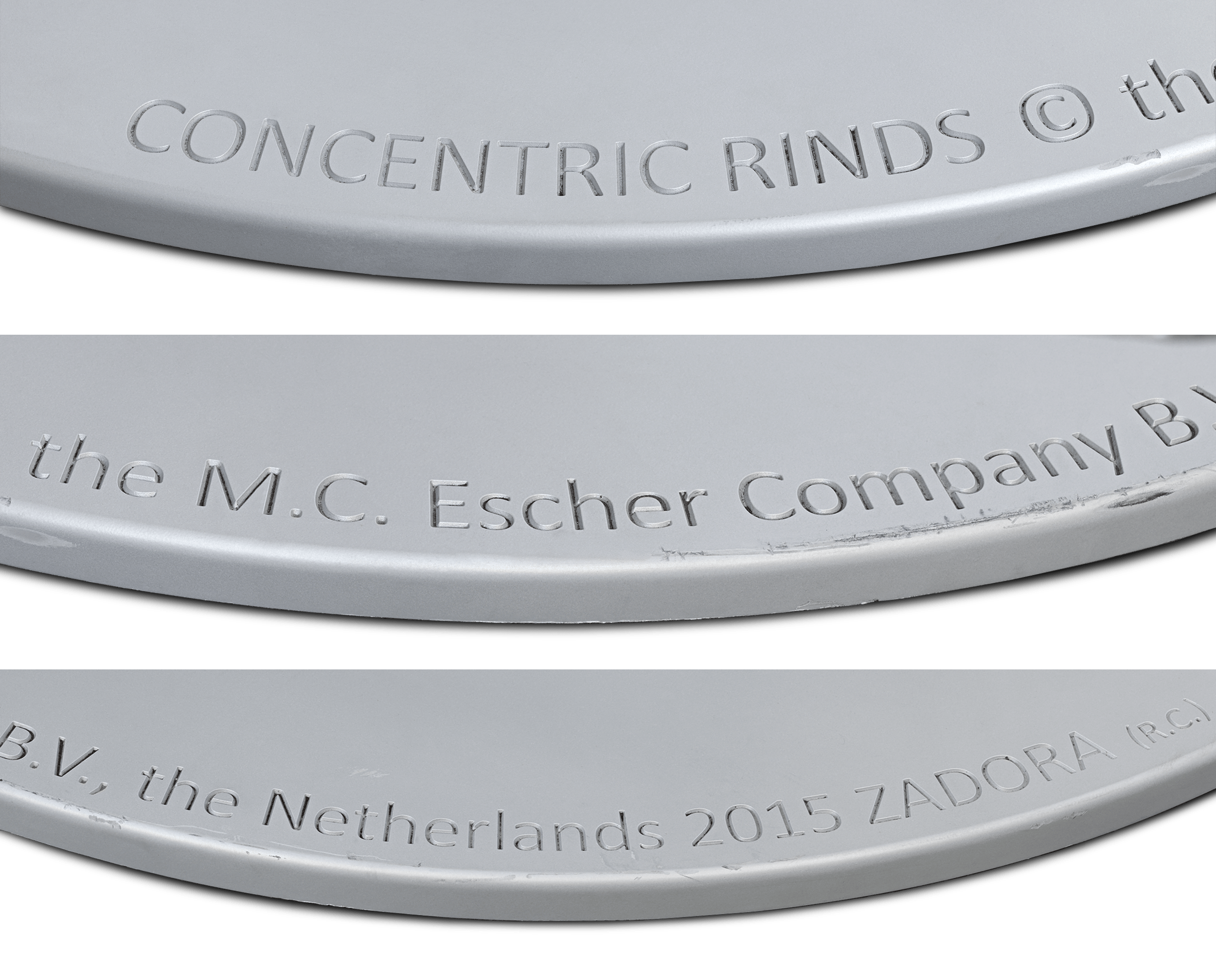Escher-Inspired Sculpture "Concentric Rinds" by Zadora-Gerlof