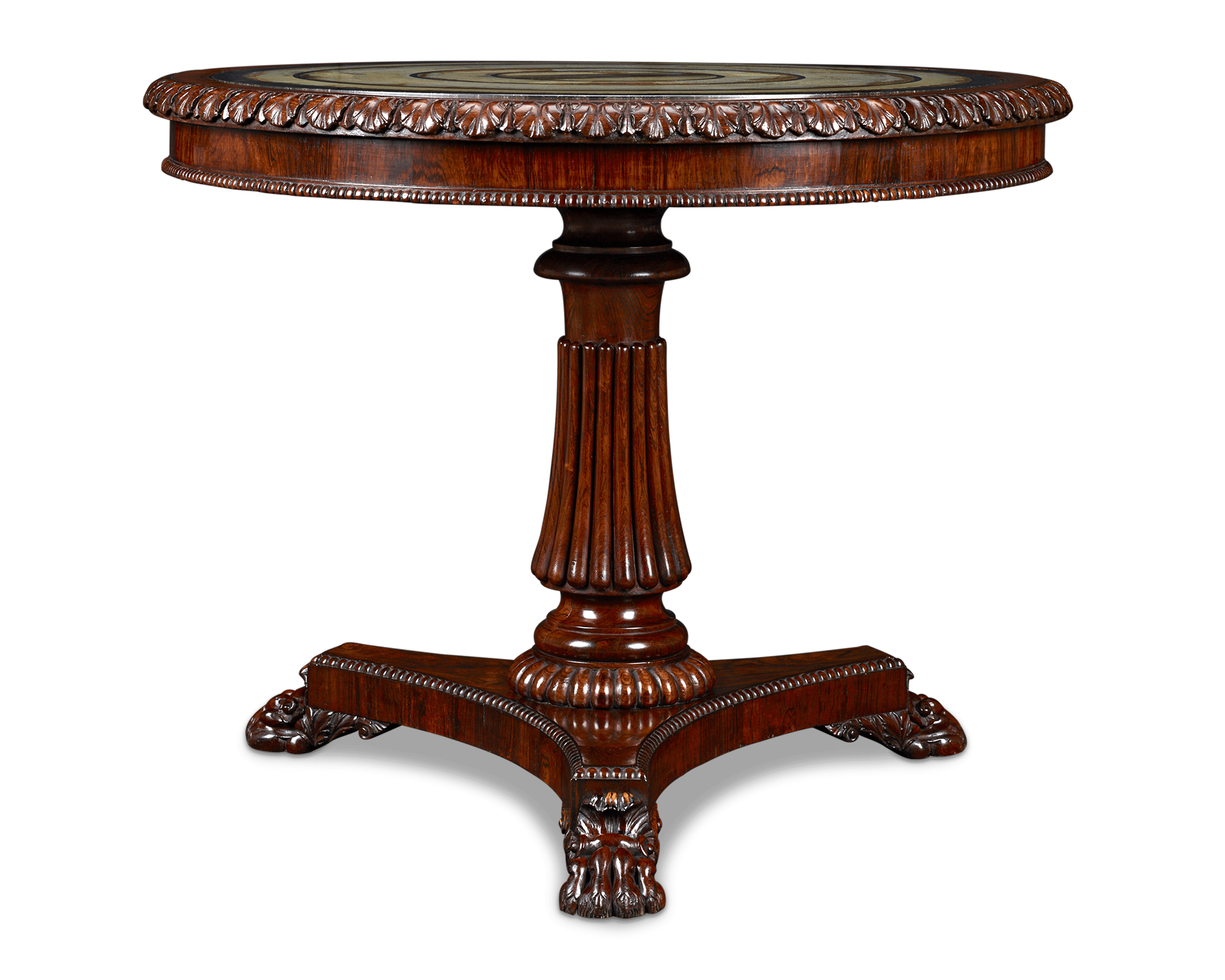 Pietra Paesina Specimen Table Attributed to Gillows