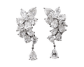 Diamond Cluster Drop Earrings, 11.30 Carats