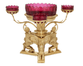Regency Crystal and Ormolu Epergne