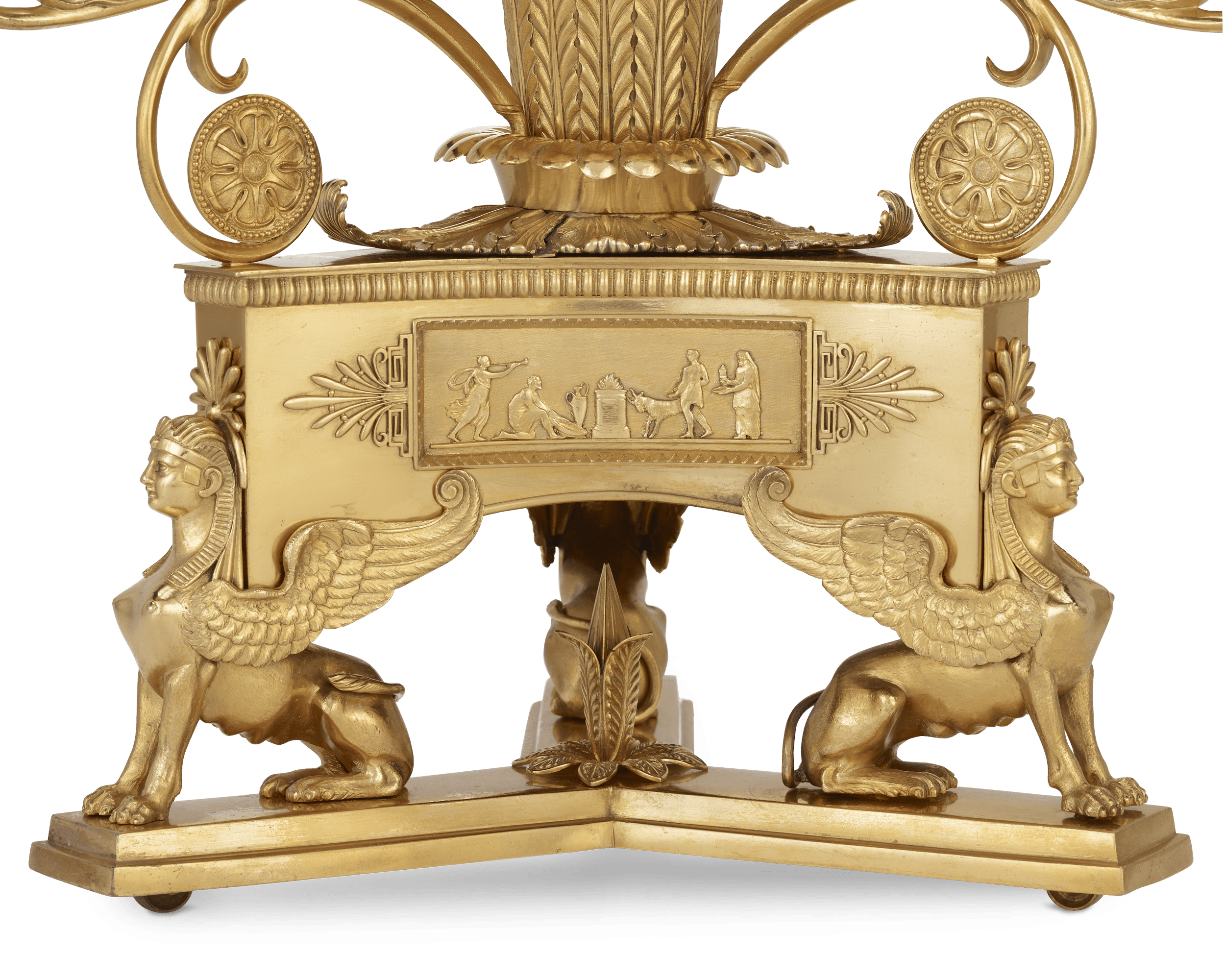 Regency Crystal and Ormolu Epergne