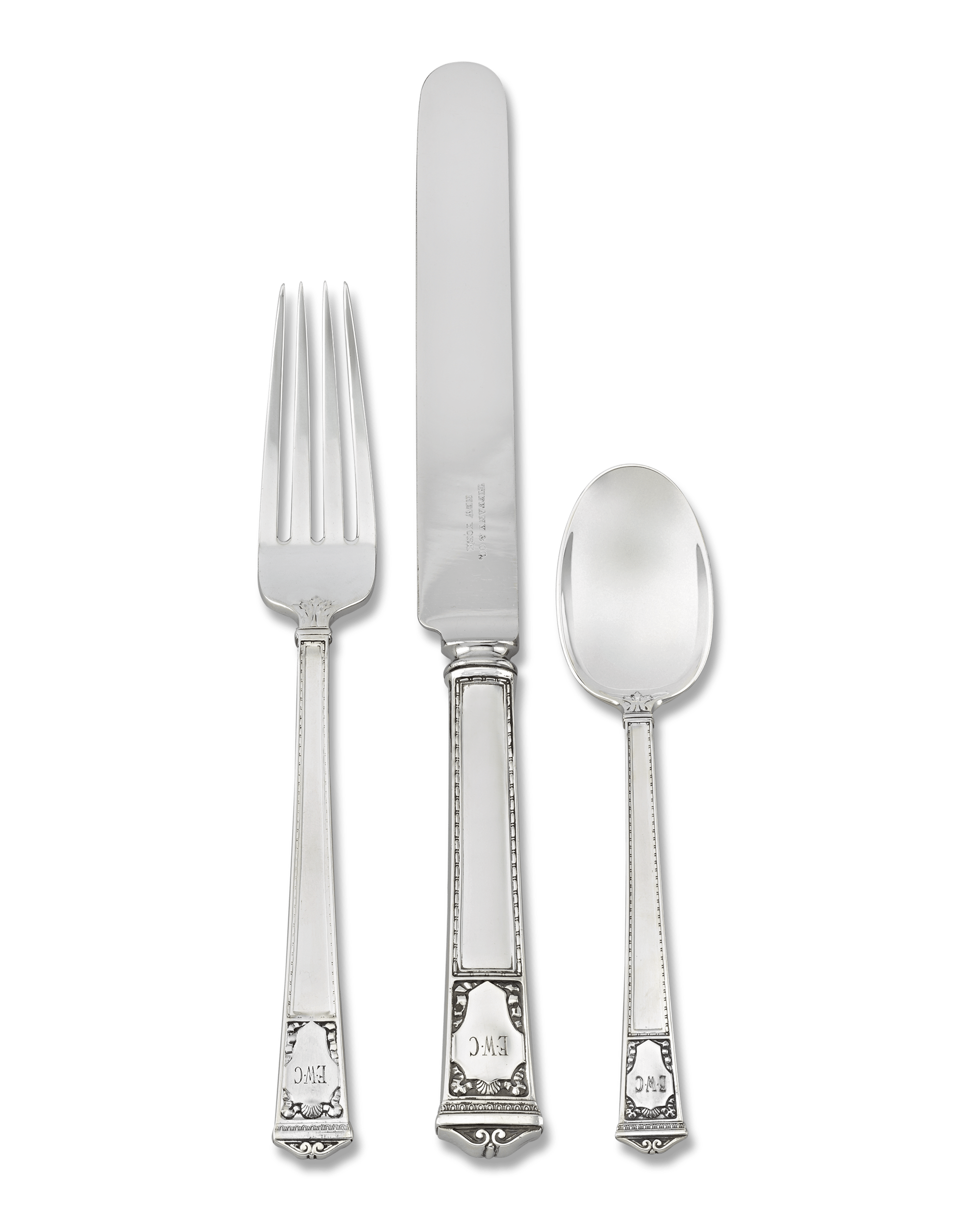Tiffany & Co. San Lorenzo Silver Flatware Service, 248 Pieces