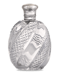 Cut Glass and Silver Perfume Bottle