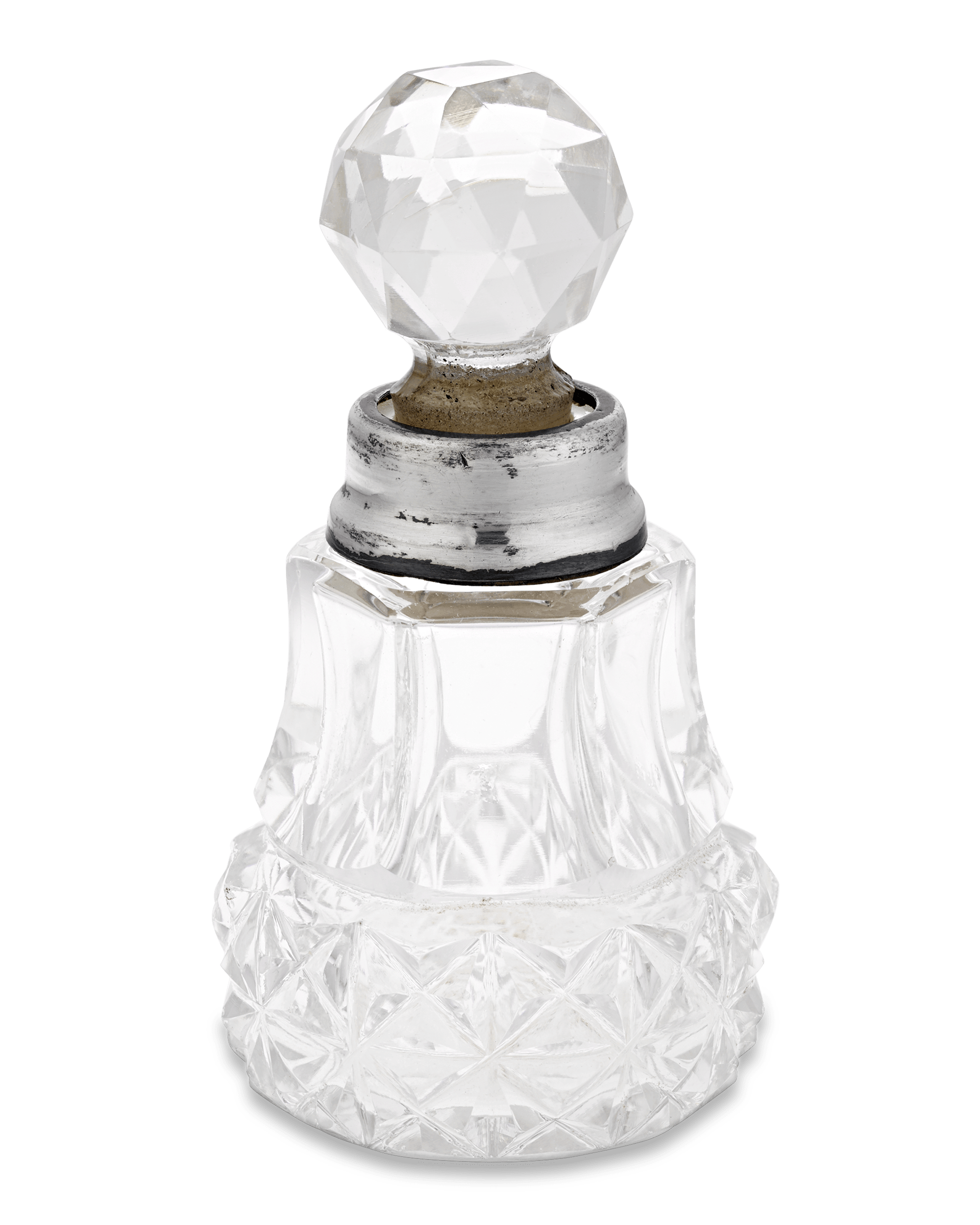 British Cut Glass Perfume Bottle