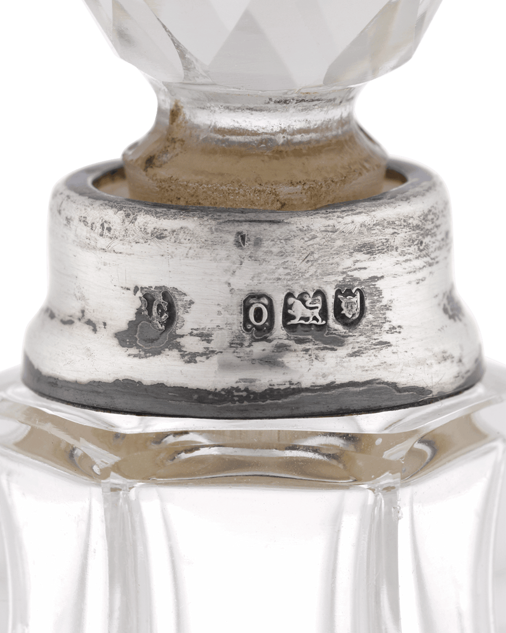 British Cut Glass Perfume Bottle