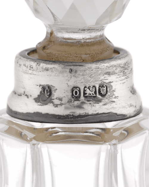 British Cut Glass Perfume Bottle