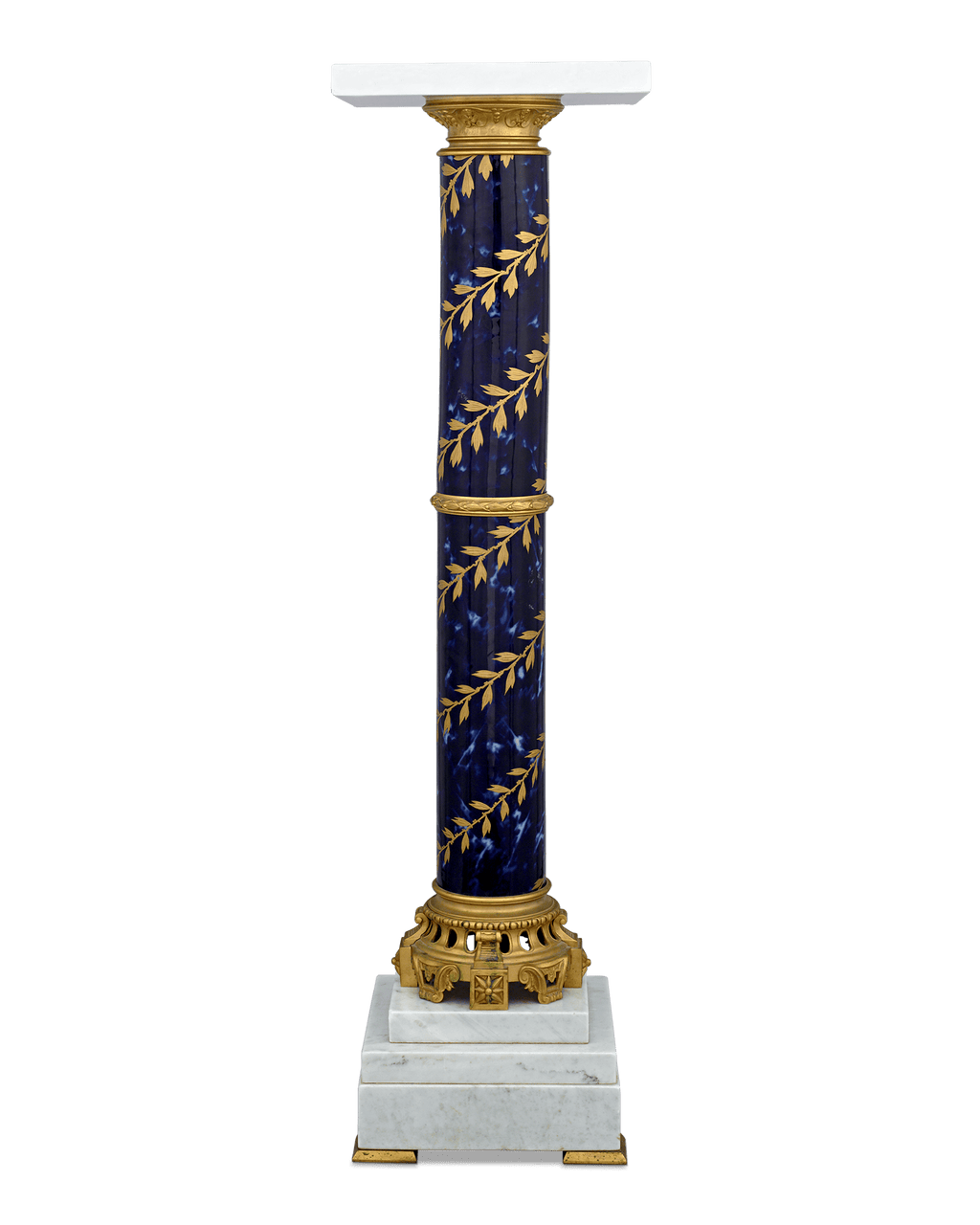 Sèvres-Style Porcelain Pedestal