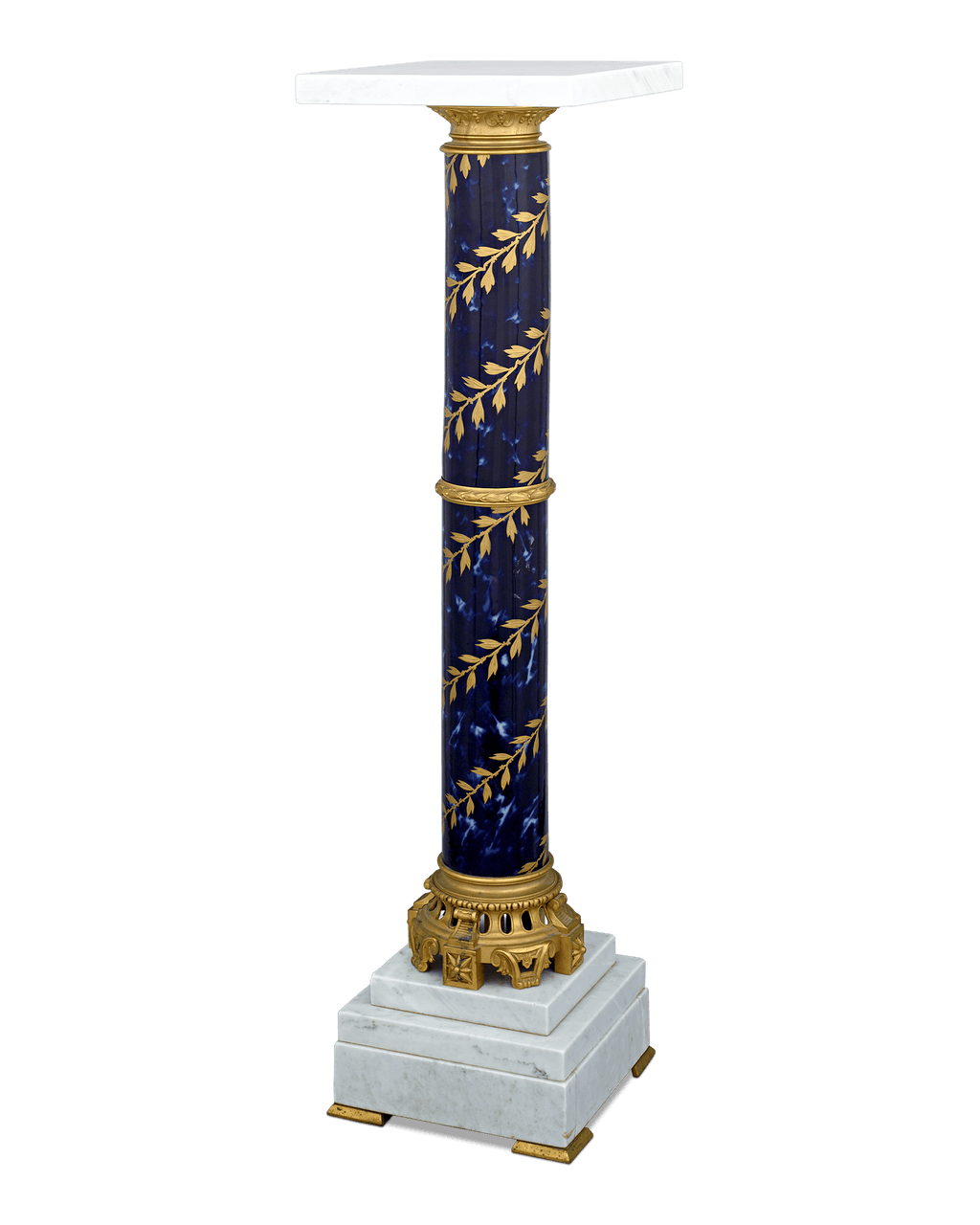 Sèvres-Style Porcelain Pedestal