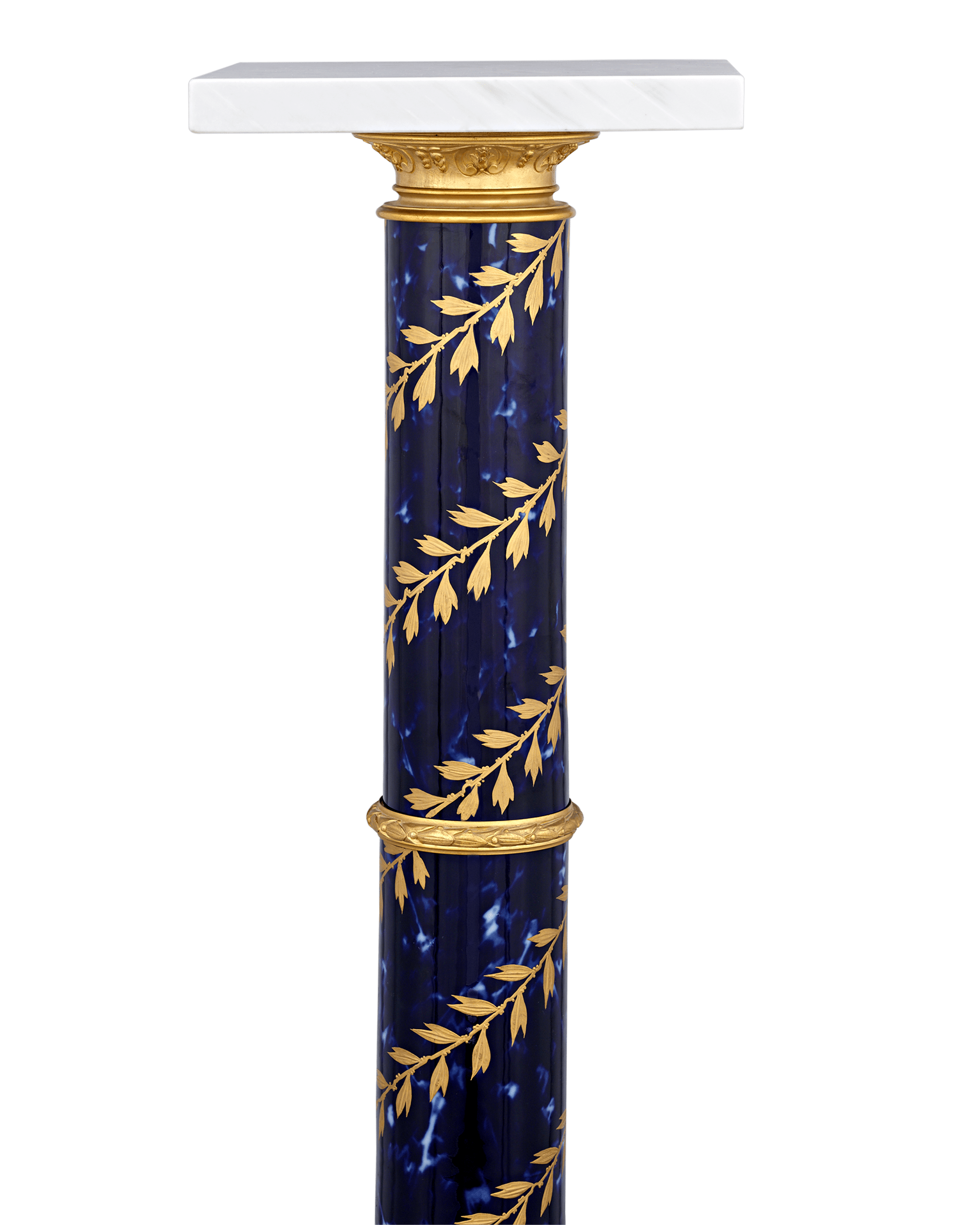 Sèvres-Style Porcelain Pedestal