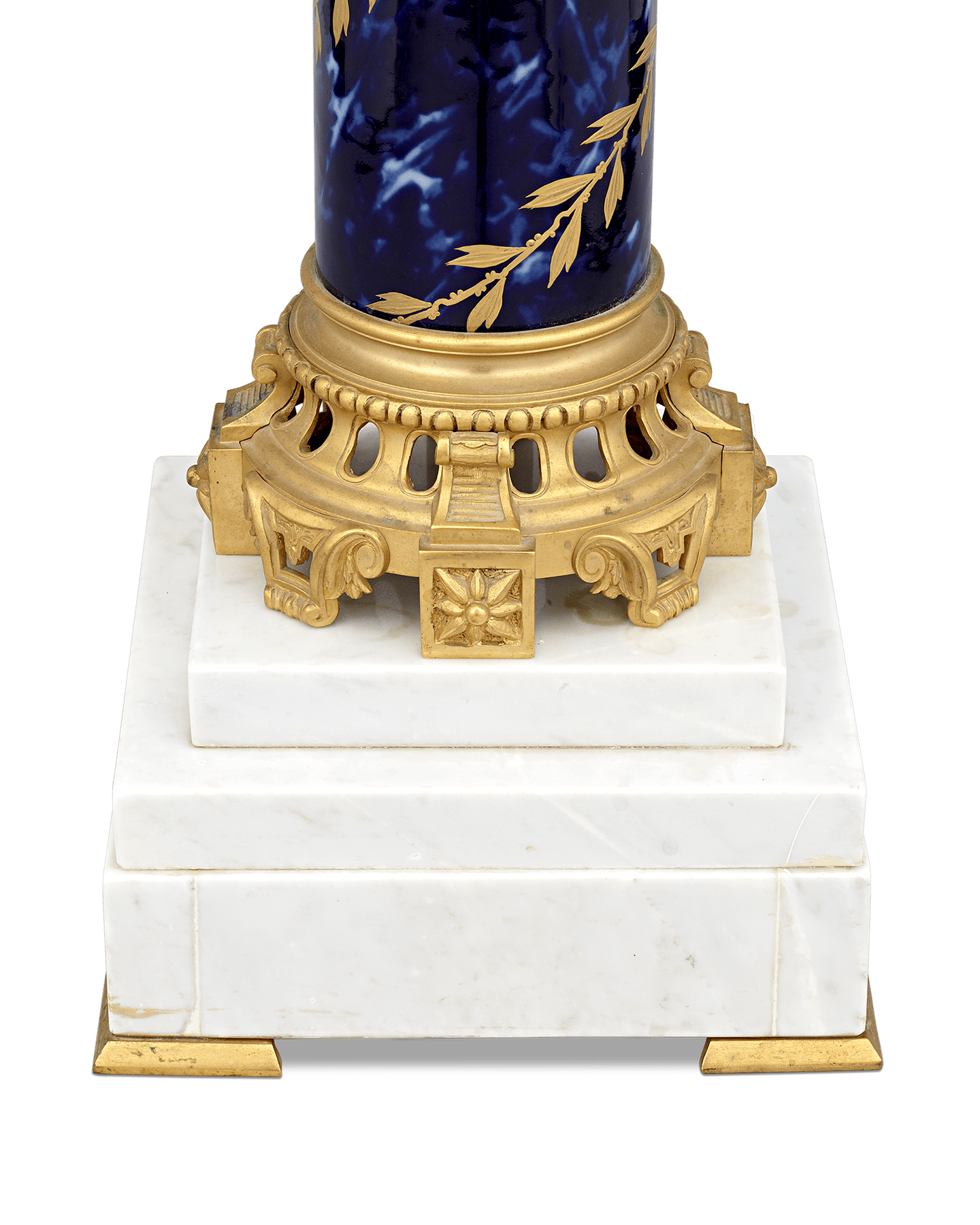 Sèvres-Style Porcelain Pedestal
