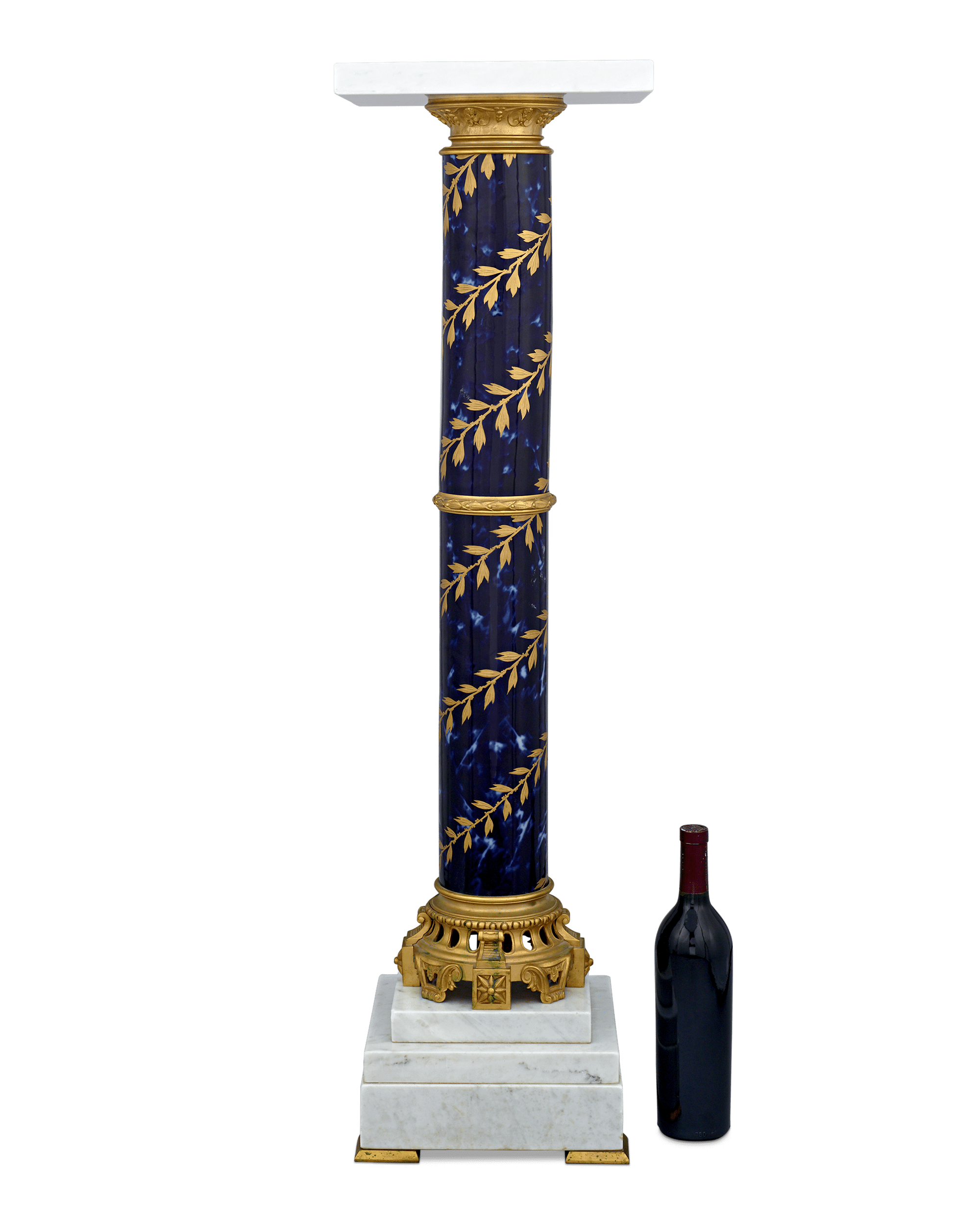 Sèvres-Style Porcelain Pedestal