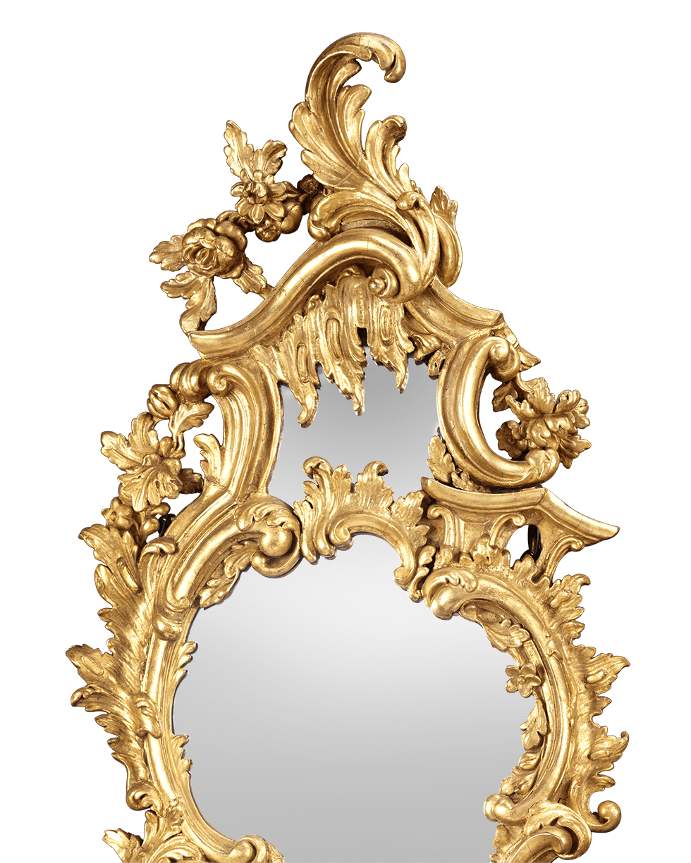 Louis XV Giltwood Mirrored Girandoles