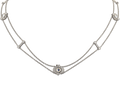 Tiffany & Co. Moonstone and Diamond Double-Strand Necklace