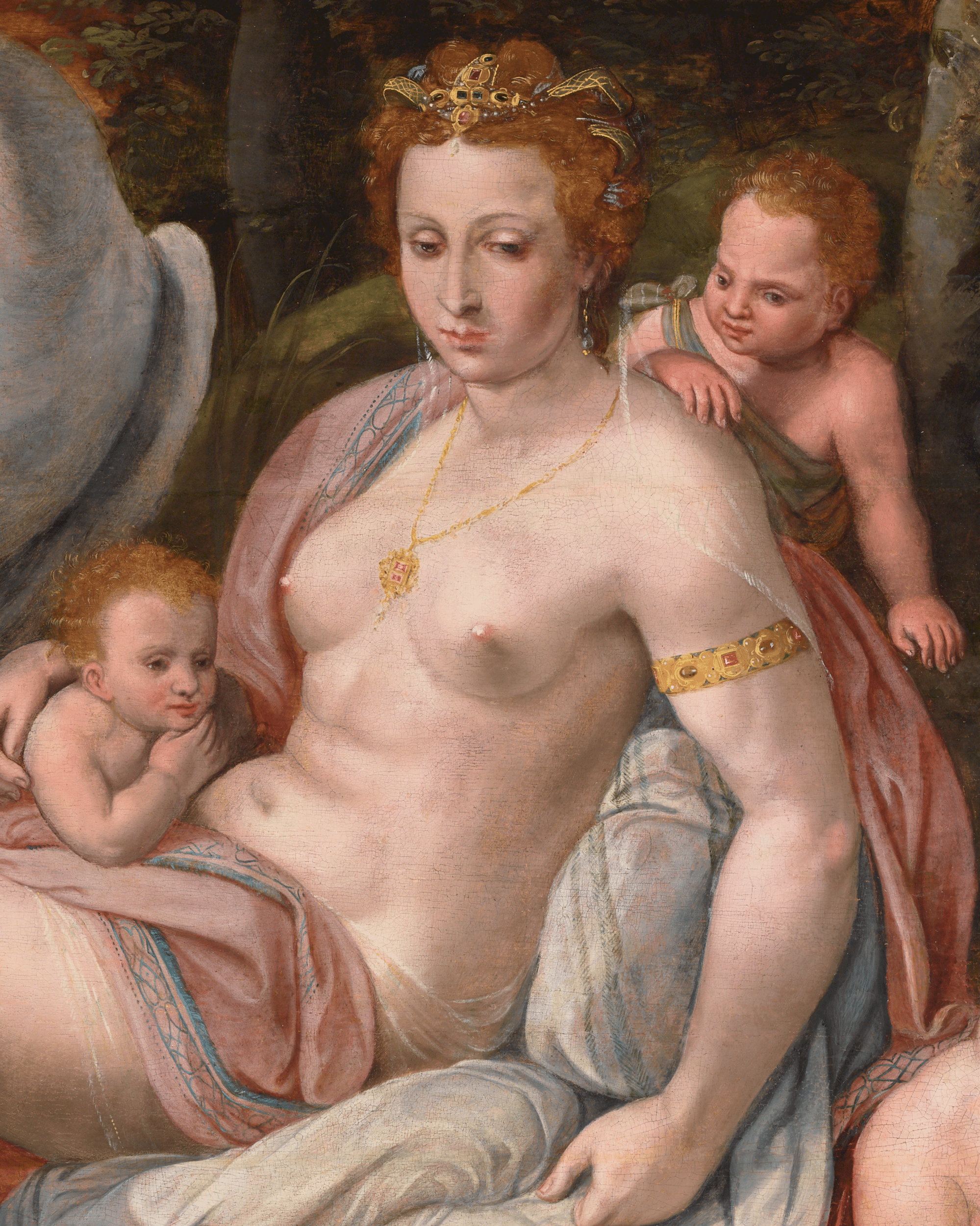 Leda and the Swan by Workshop of Bartholomaeus Spranger