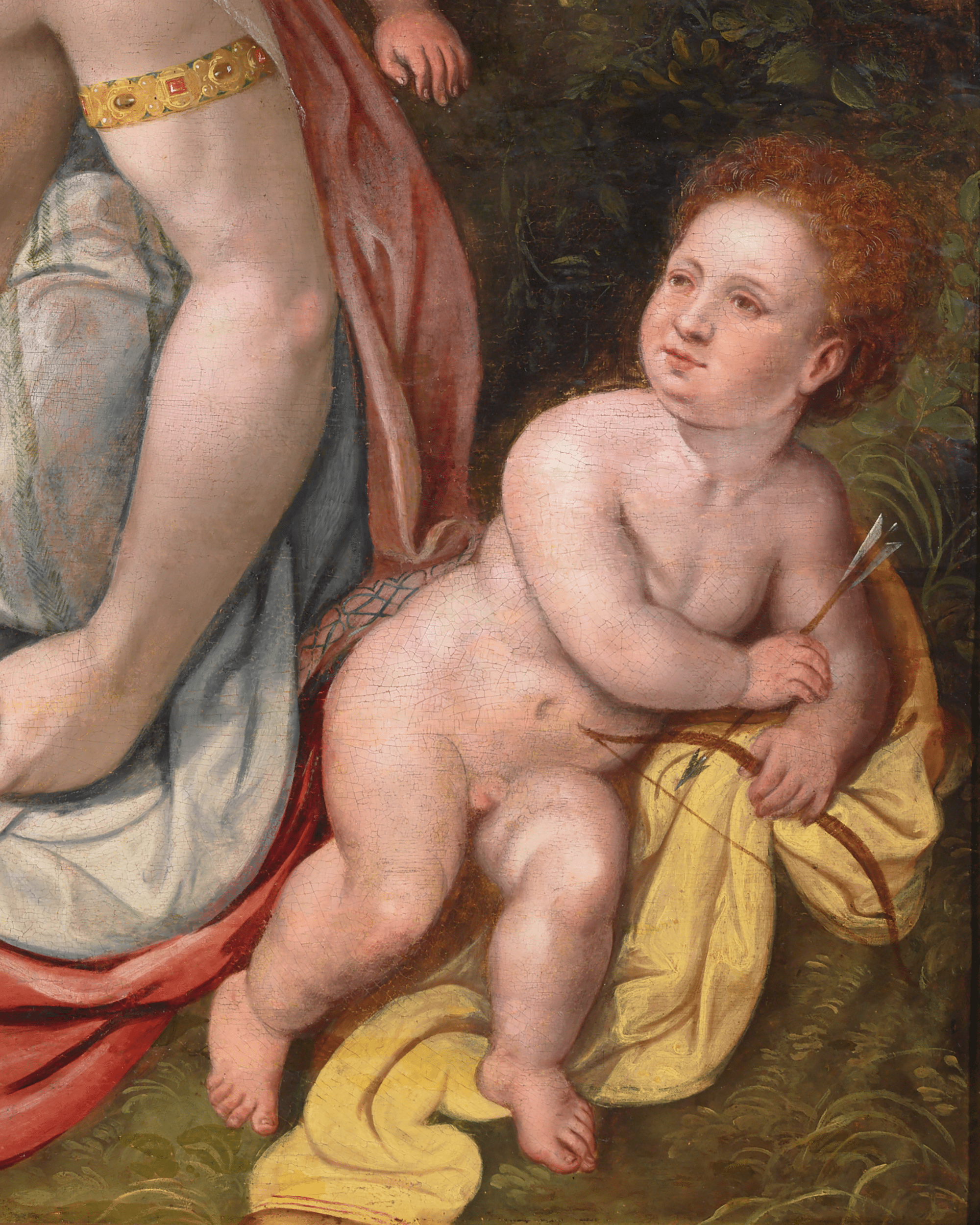 Leda and the Swan by Workshop of Bartholomaeus Spranger
