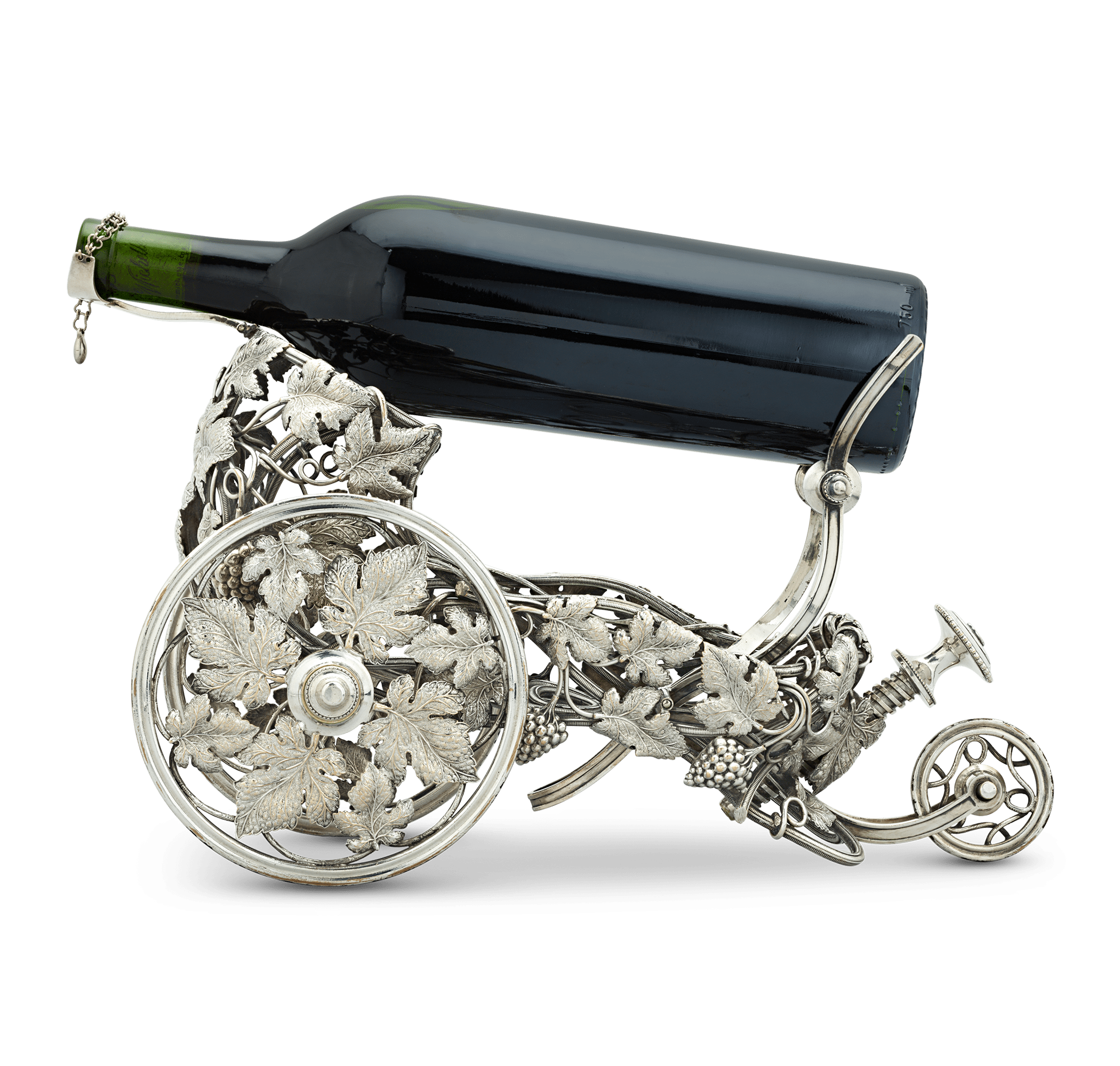 Christofle Silverplate Wine Trolley