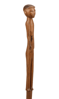 African Man Folk Art Cane