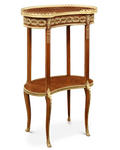 Louis XVI-Style Parquetry Side Table