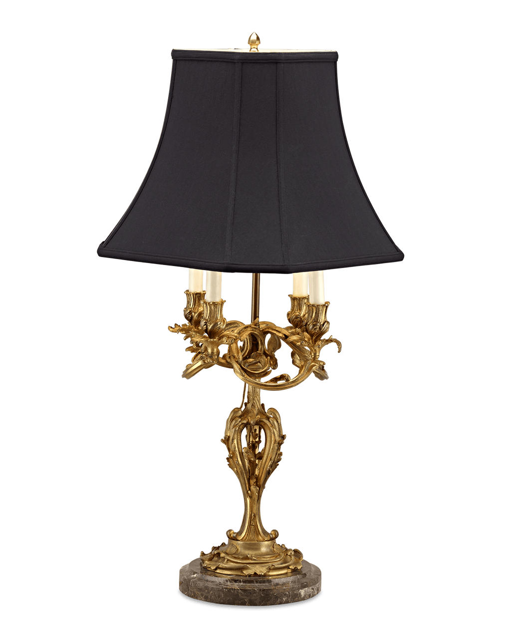 Pair of French Candelabra-Form Lamps