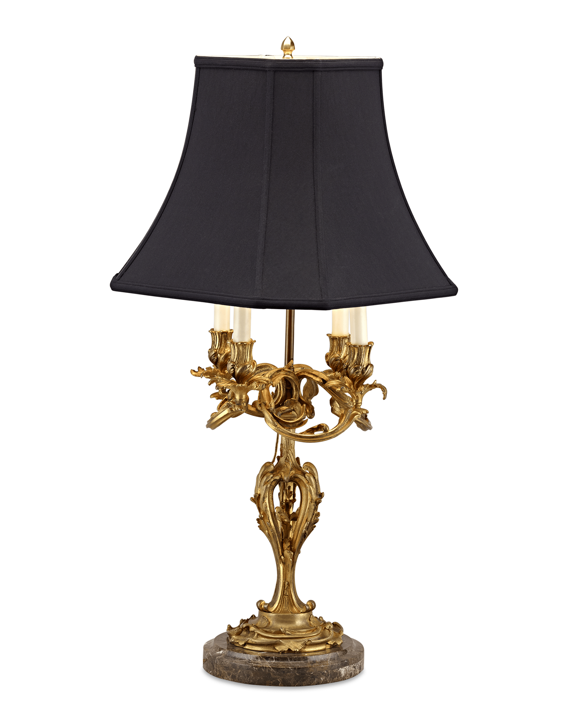 Pair of French Candelabra-Form Lamps