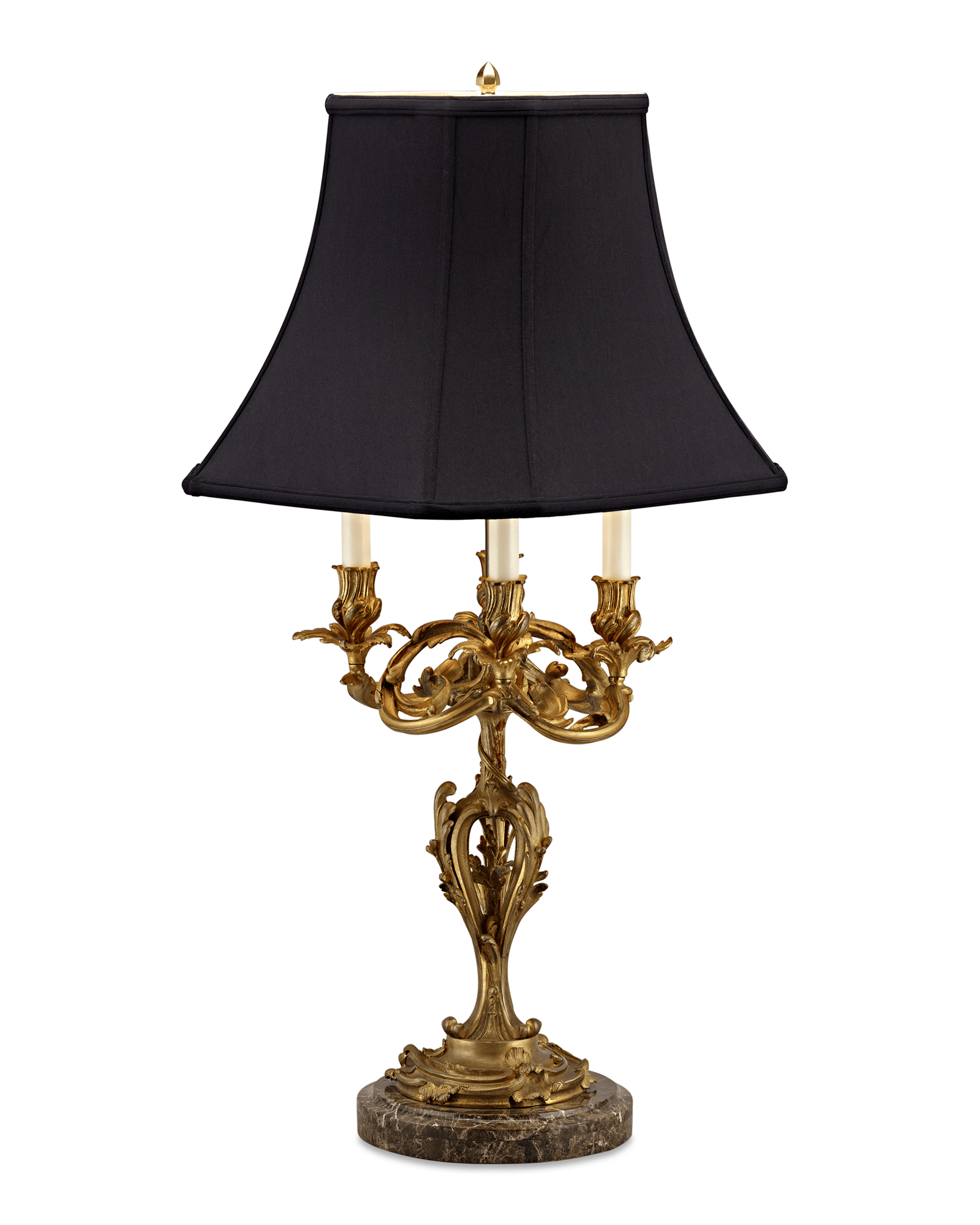 Pair of French Candelabra-Form Lamps