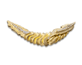 Henry Dunay Diamond and Gold Brooch