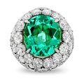 Untreated Colombian Emerald Ring, 6.61 Carats