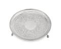 Engraved Stag Silver Salver