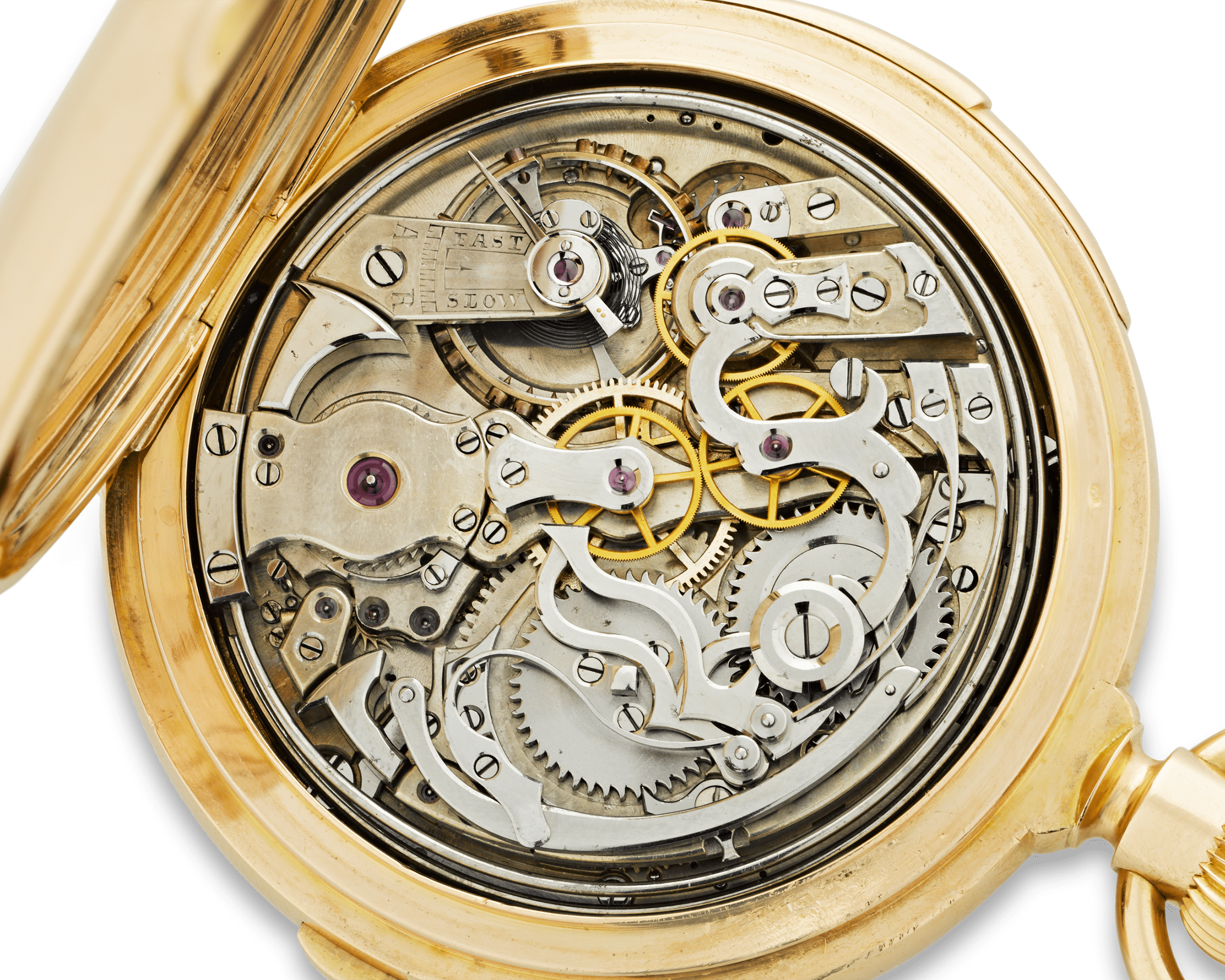 Perpetual Calendar Chronograph Pocket Watch by Redard & Co.