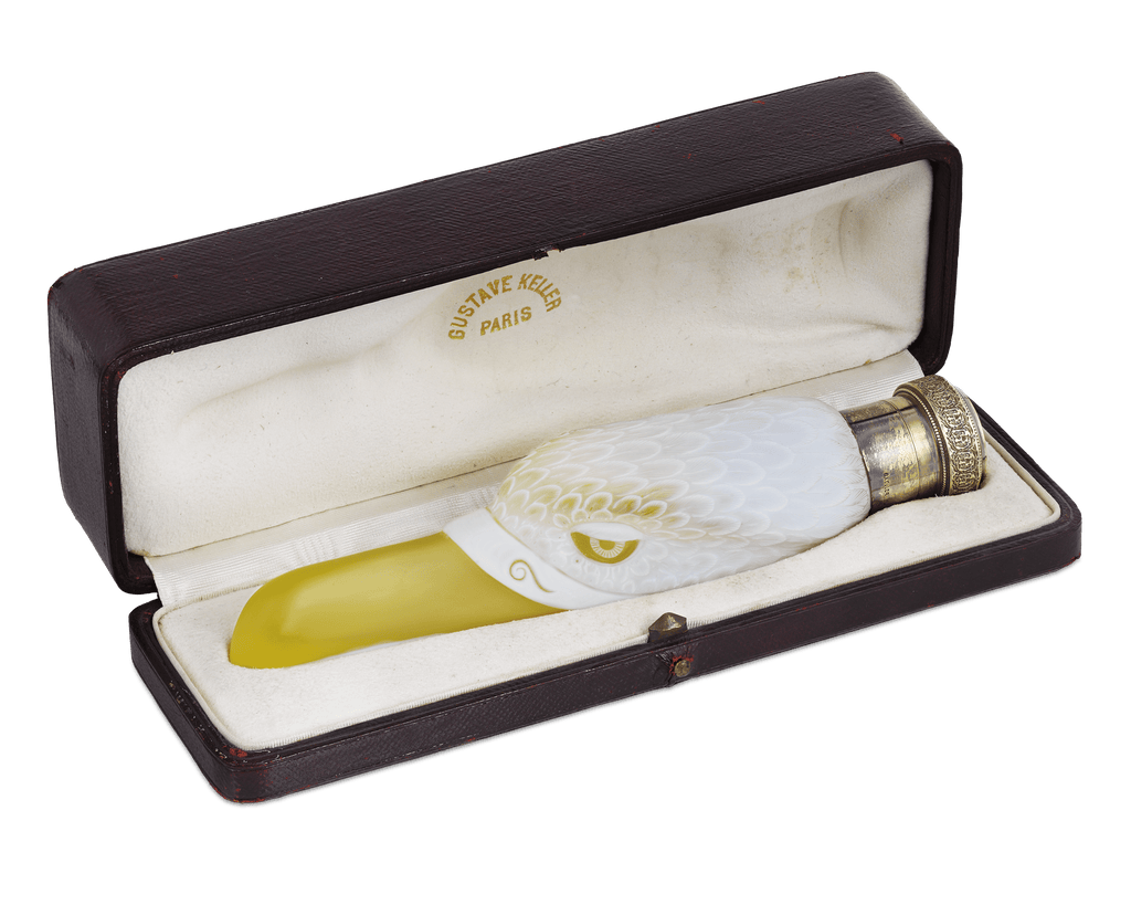 Albatross Cameo Glass Perfume by Thomas Webb & Sons