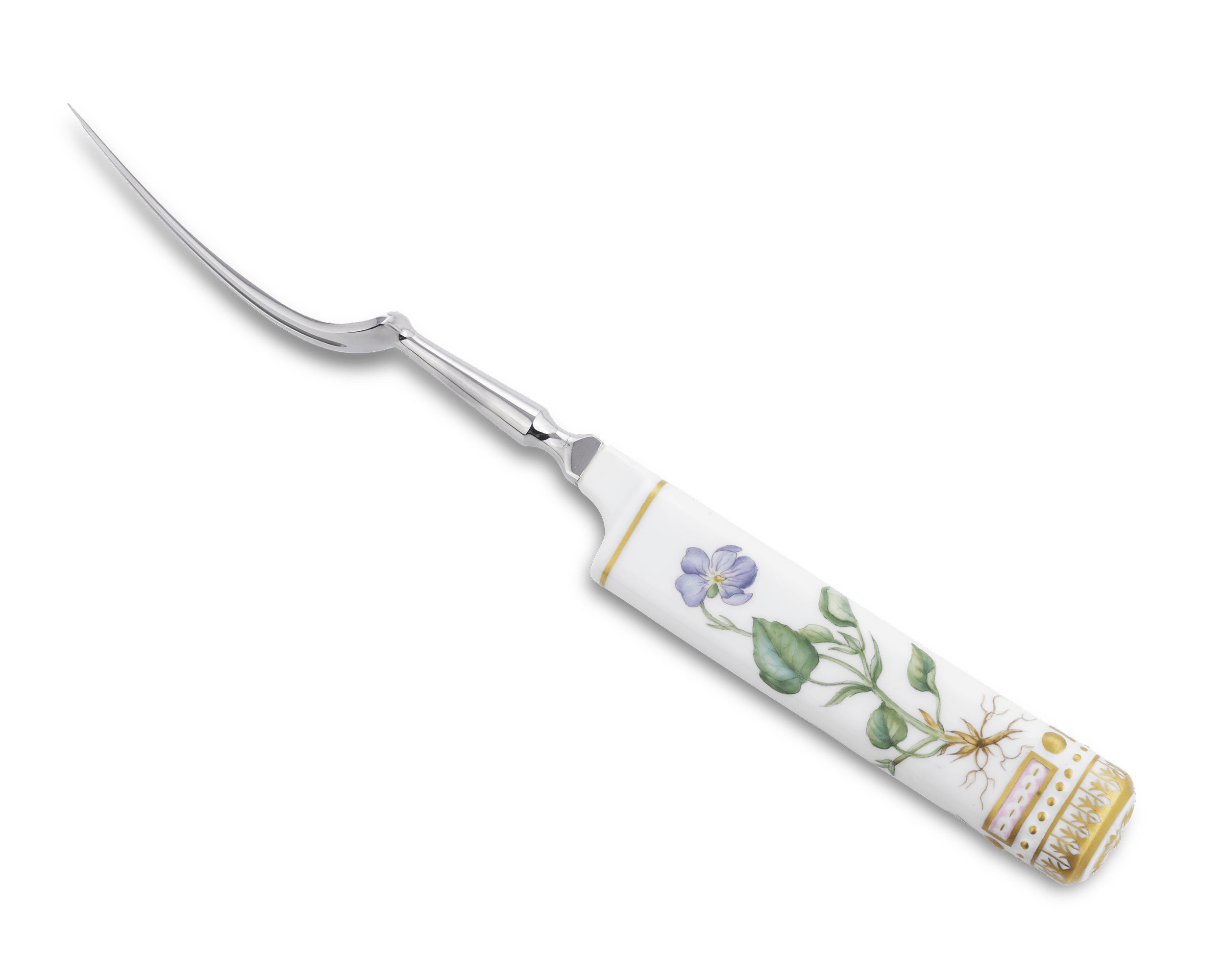 Flora Danica Carving Fork and Knife by Royal Copenhagen