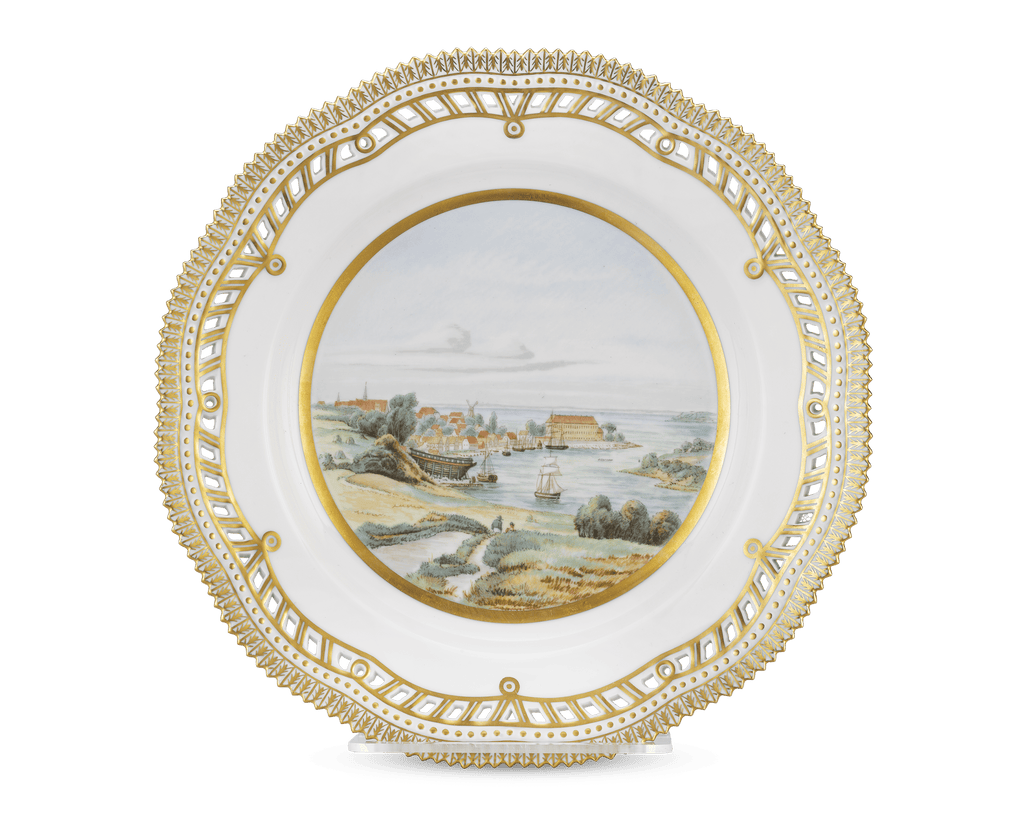 Sonderborg Castle Porcelain Plate by Royal Copenhagen