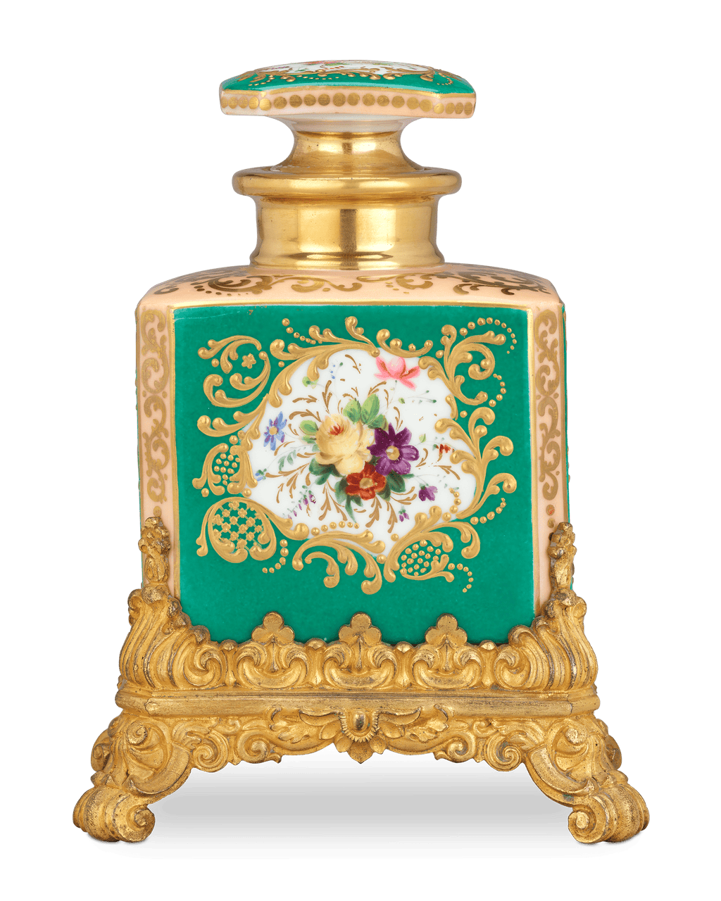 French Porcelain Perfume Bottle
