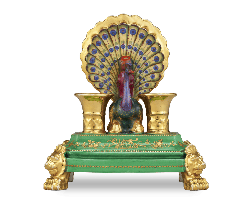 Peacock Candle Holder by Jacob Petit