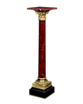 Gilt Bronze and Marble Pedestal