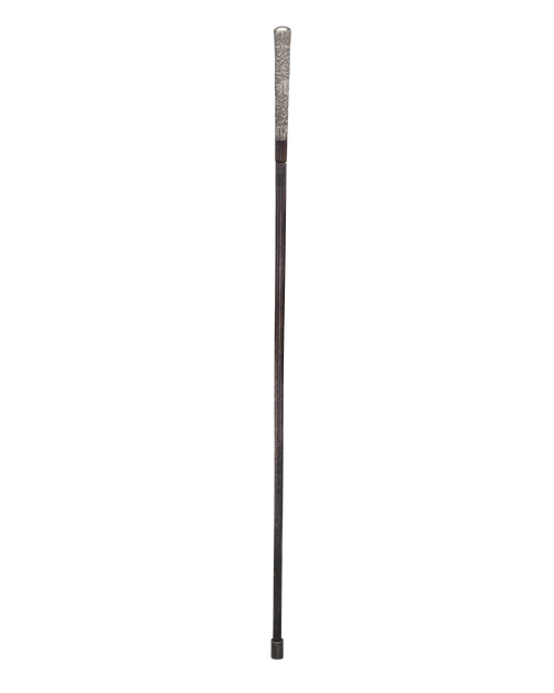 Carved Silver Cane