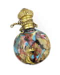Multi-Color Marbled Venetian Glass Perfume